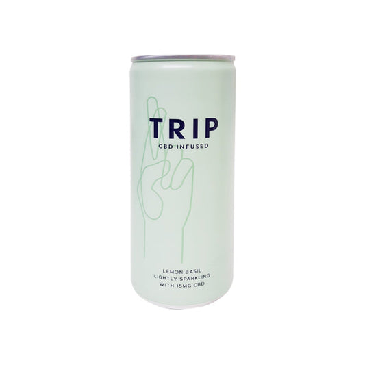 TRIP Lemon & Basil CBD Drink – 15mg CBD, 250ml (Pack of 12)